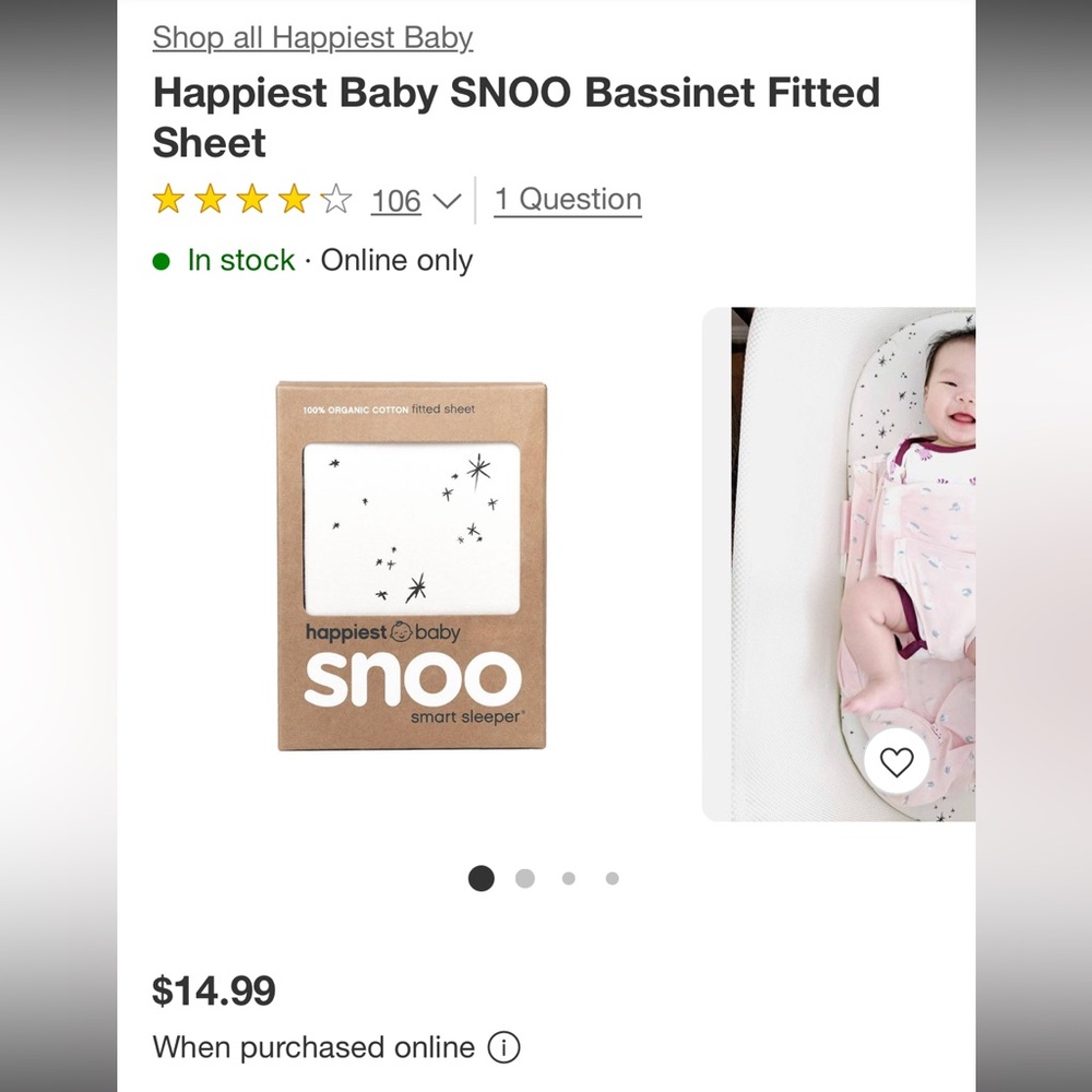 Happiest Baby Snoo Sheet